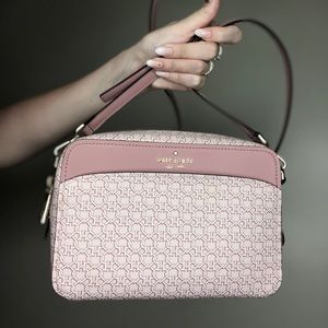 Kate Spade Pink Logo Crossbody Bag